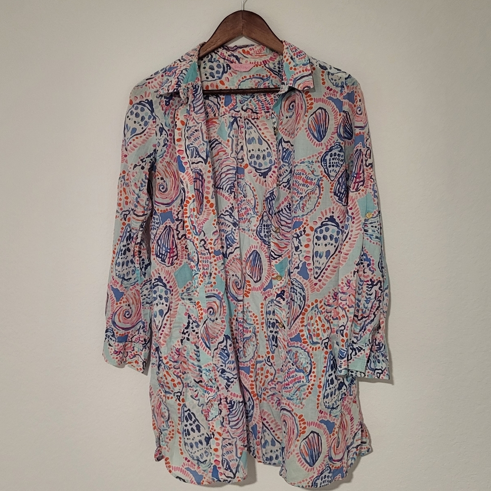 Lilly Pulitzer Jupiter Island Tunic Shell Me
